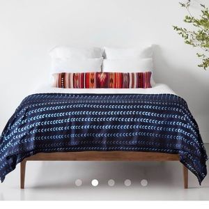 The Citizenry Arala Indigo boho bed blanket